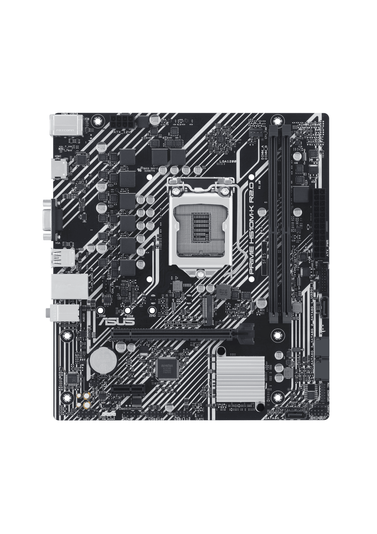 ASUS PRIME H510M-K R2.0 LGA 1200 DDR4 Gaming Motherboard