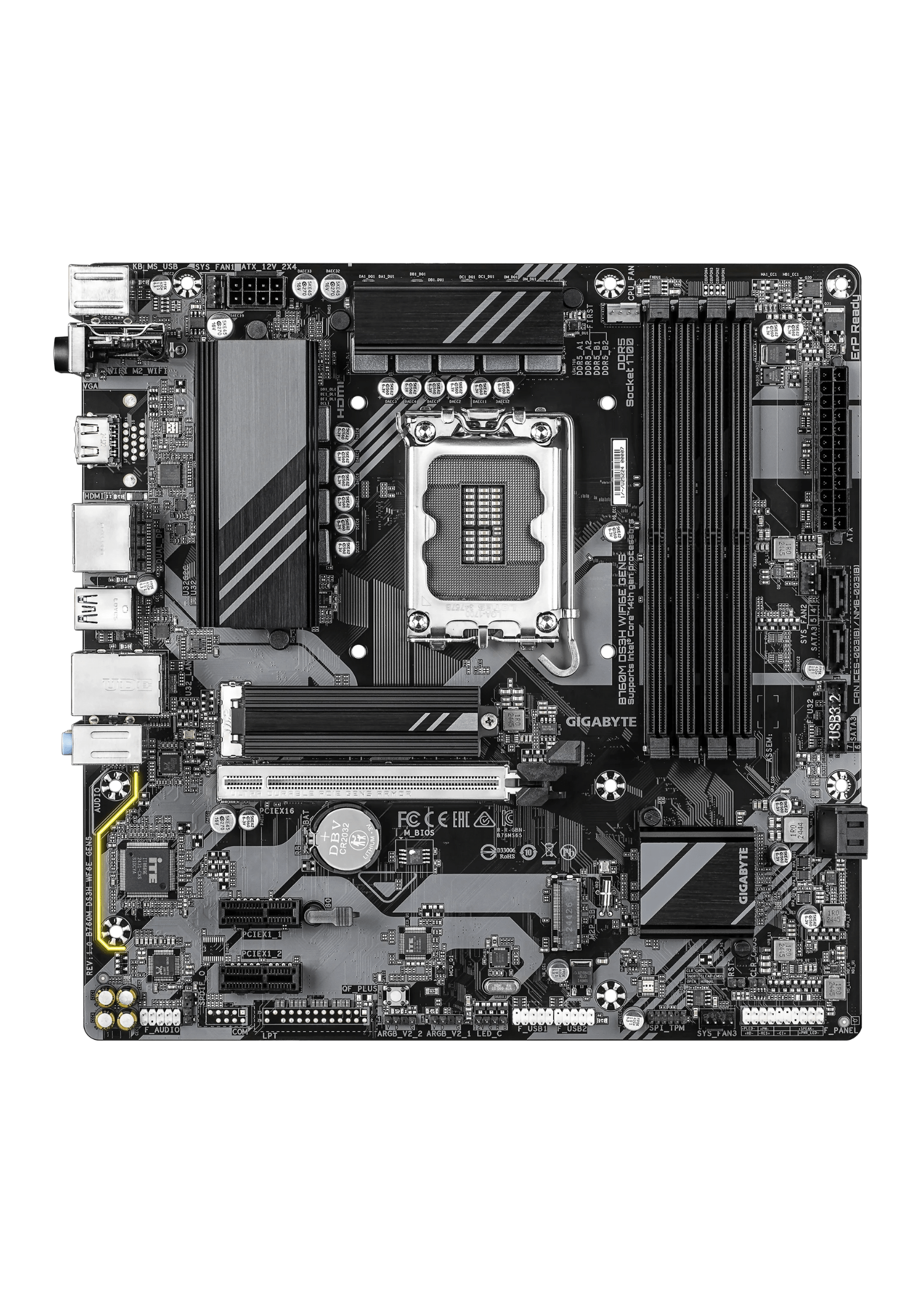 GIGABYTE B760M DS3H WIFI6E GEN5 LGA 1700 DDR5 Gaming Motherboard