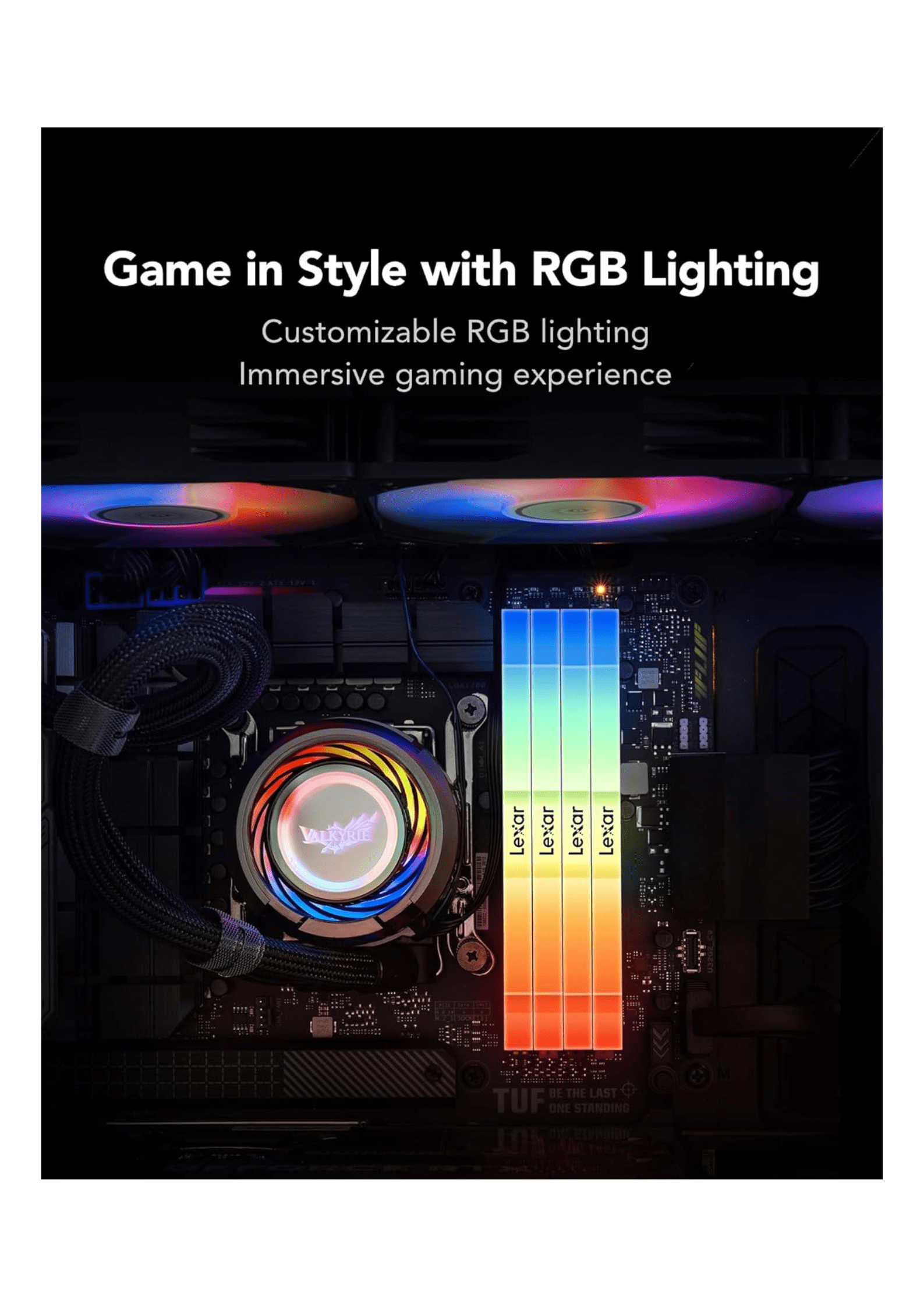 LEXAR Thor RGB 32GB (2x16GB) DDR5 6000MHz CL38