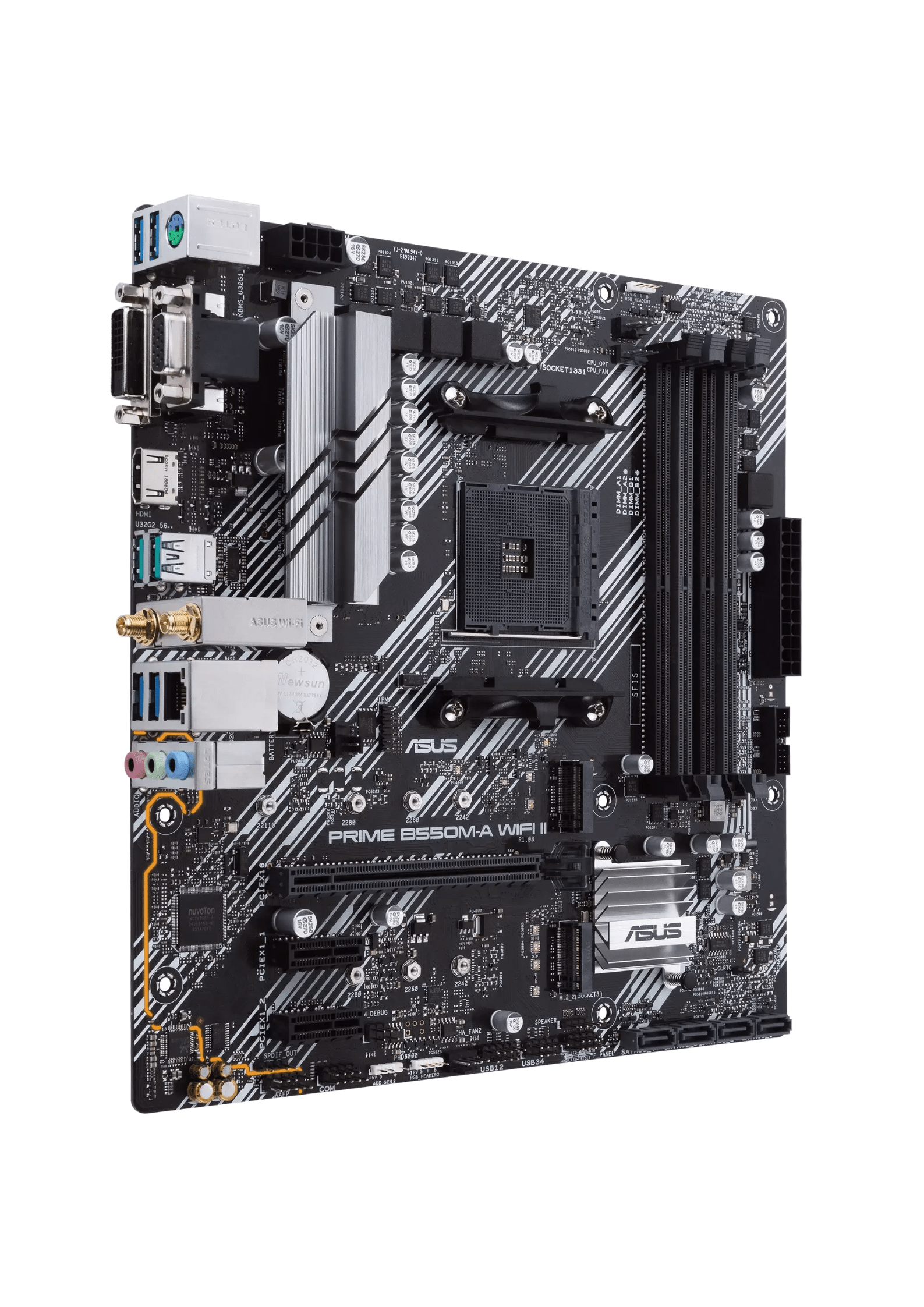 ASUS PRIME B550M-A WIFI II AM4 DDR4 Gaming Motherboard