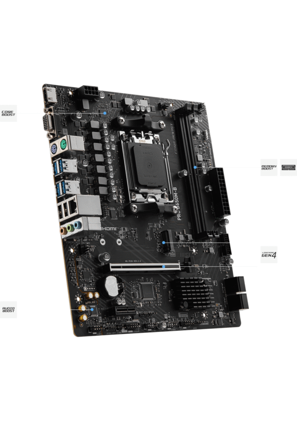 MSI PRO B650M-B AM5 DDR5 Gaming Motherboard - Image 3