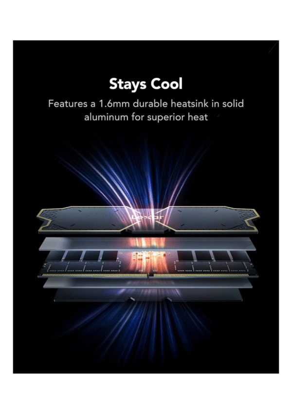 LEXAR Thor RGB 32GB (2x16GB) DDR5 6000MHz CL38 - Image 3