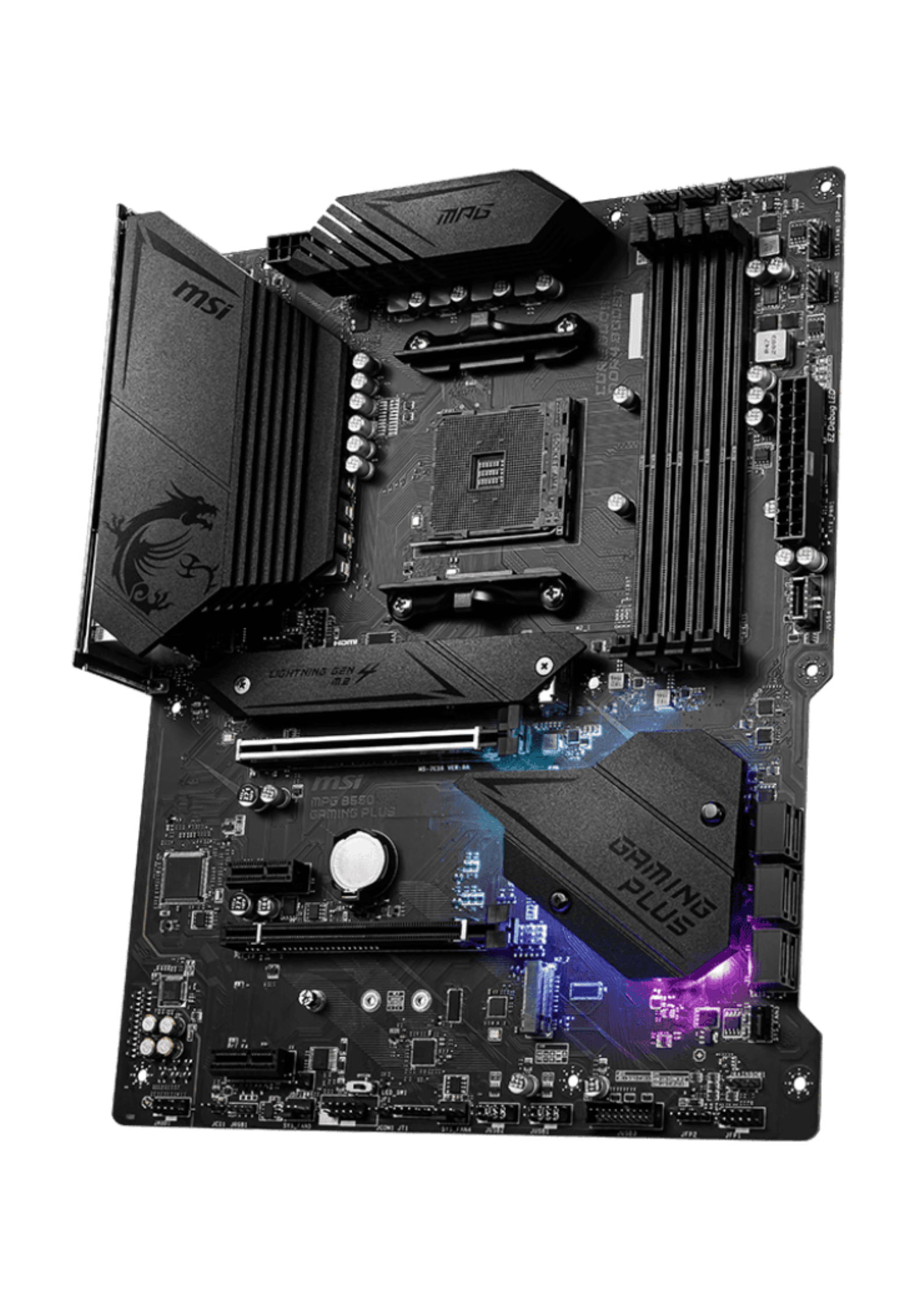 MSI MPG B550 Gaming Plus Amd AM4 DDR4 Gaming Motherboard