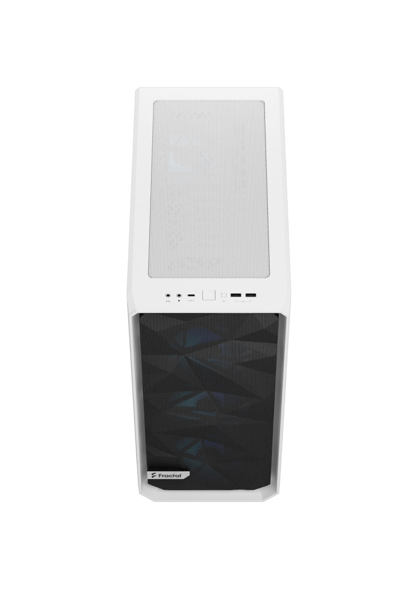 Fractal Design Meshify 2 Compact (White TG Clear Tint) Mid-Tower Tempered Glass RGB High-Performance Gaming Case - Image 4