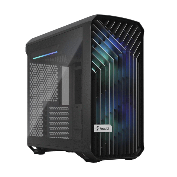 Fractal Design Torrent Compact (Black RGB TG Light Tint) Mid-Tower Tempered Glass RGB Gaming Case