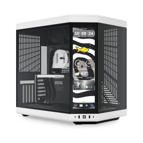 HYTE Y70 Touch Infinite Dual Chamber ATX Mid Tower Modern Aesthetic Gaming case, Enhanced Edition