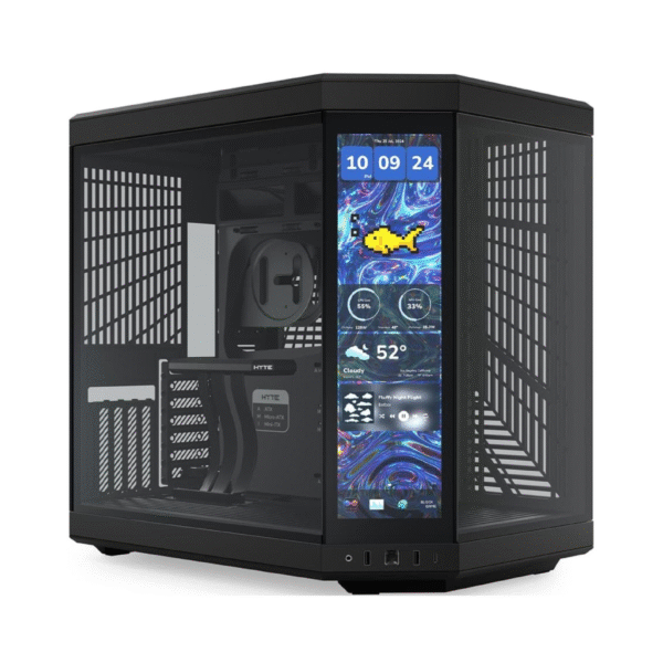HYTE Y70 Touch Infinite Dual Chamber ATX Mid Tower Modern Aesthetic Gaming case, Enhanced Edition