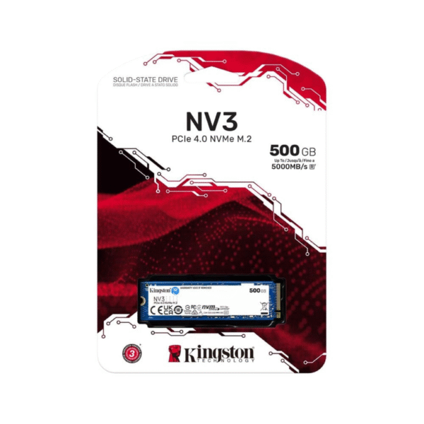 Kingston NV3 500GB PCIe 4.0 NVMe SSD [ SNV3S/500G ]