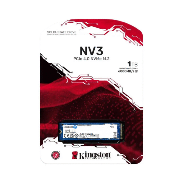 Kingston NV3 1TB PCIe 4.0 NVMe SSD [ SNV3S/1000G ]