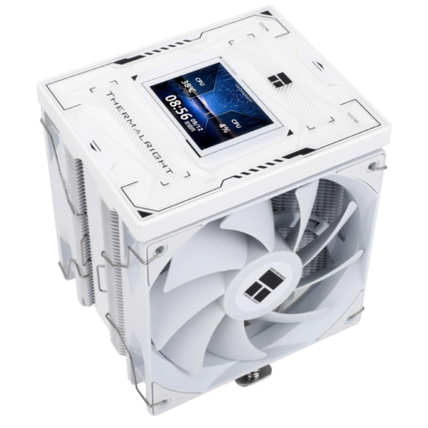 Thermalright Burst Assassin 120 Vision WHITE CPU Air Cooler, Square IPS 2.4" LCD Display