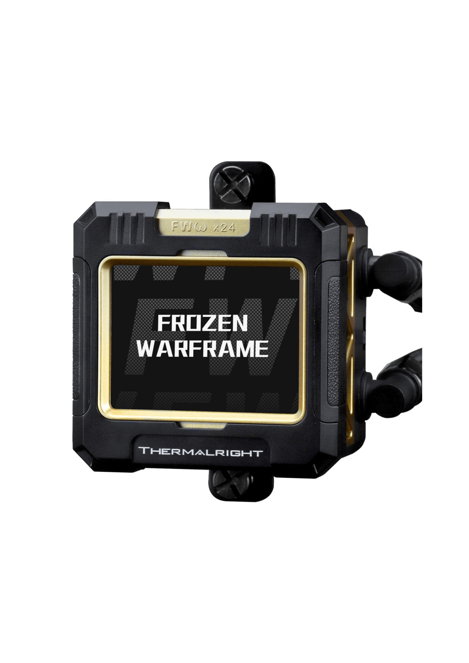 Thermalright Frozen Warframe 420 Black ARGB CPU Liquid Cooler w/ 2.4" IPS LCD Display For Pictures, GIF Animations - Image 3