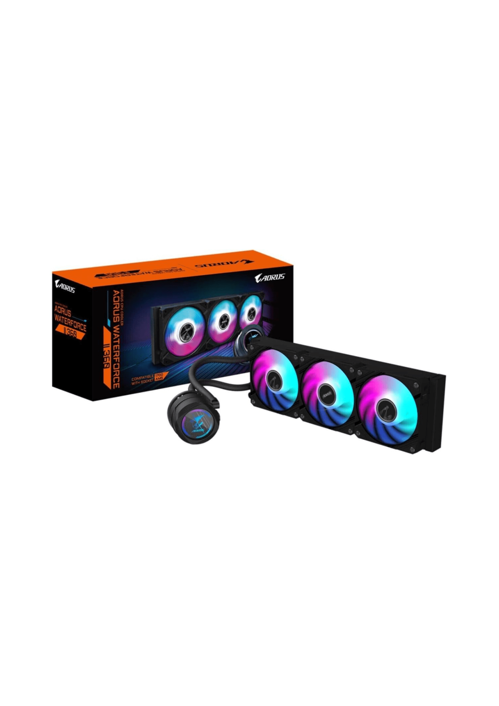 AORUS WATERFORCE II 360 All-in-one 360mm CPU Liquid Cooler