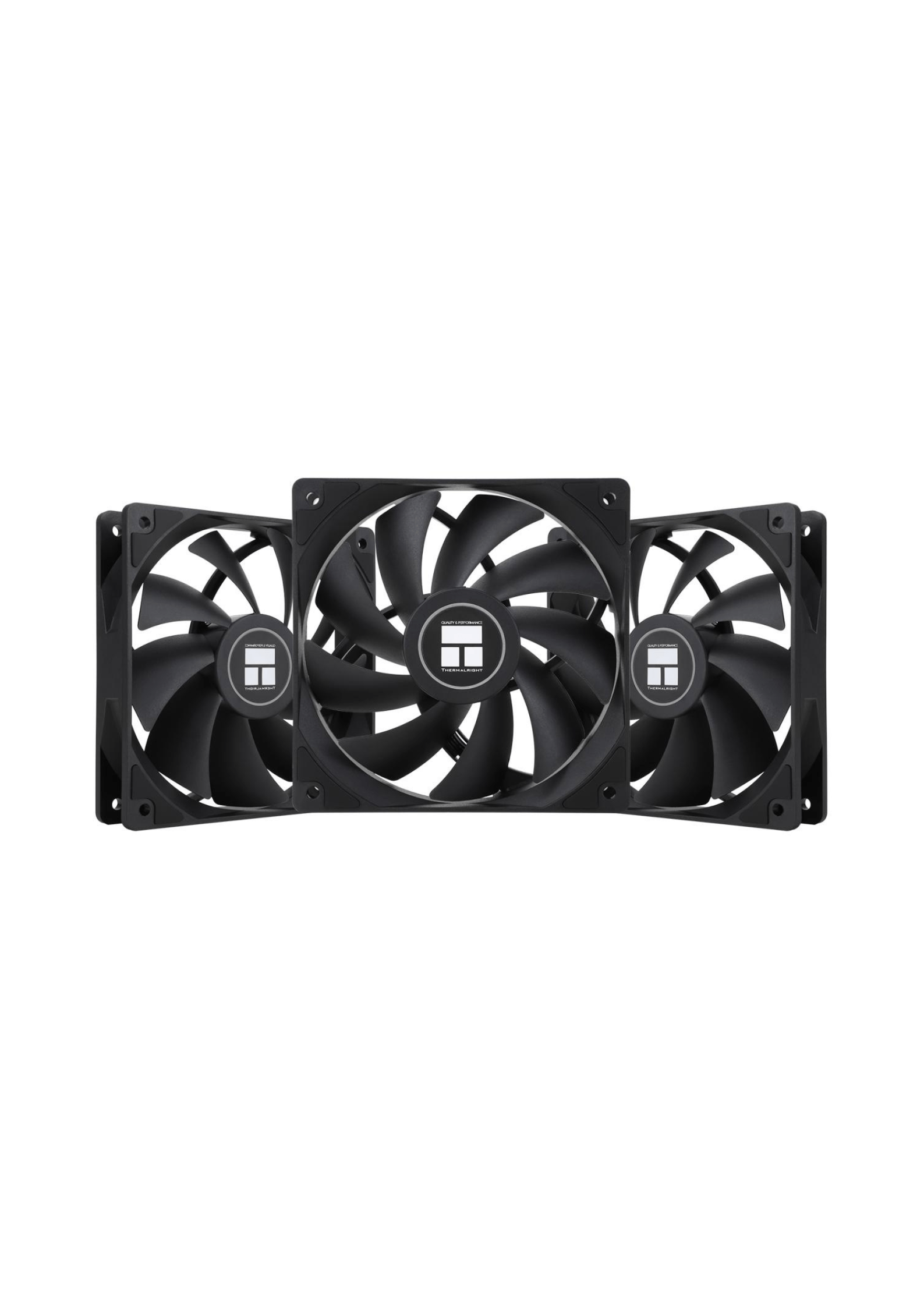 Thermalright TL-C12C X3 (Black / Non-LED) Balance Performance 120mm PWM Cooling Fan Kit 3in1 w/ S-FDB Bearing