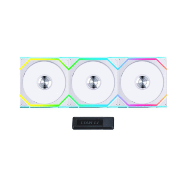 Lian Li UNI FAN SL Wireless 120 Kit w/ Dual Zone ARGB, High Performance Triple Pack