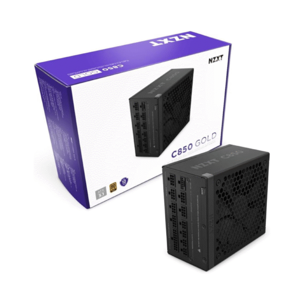 NZXT C850 Gold Core, 850W 80+ Gold Full Modular ATX (3.1) (PCIe 5.1) Gaming Power Supply