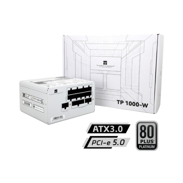Thermalright (TP-1000-W) Platinum 1000W (ATX 3.0) PCIE 5.0 (12VHPWR) 80 Plus Platinum Full Modular
