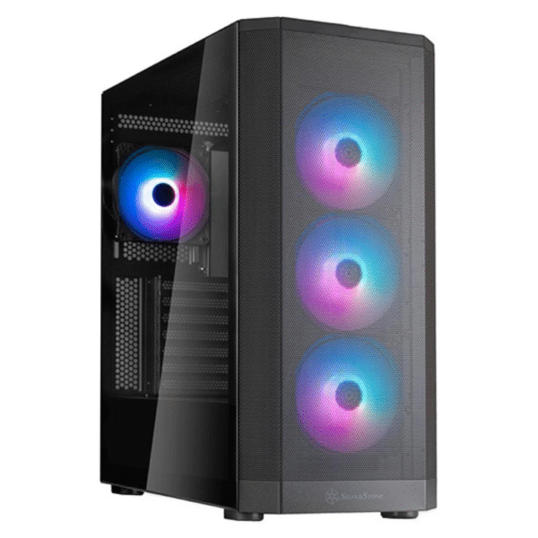 SilverStone FARA 514X (Black) ARGB ATX Mid Tower Tempered Glass Gaming Case