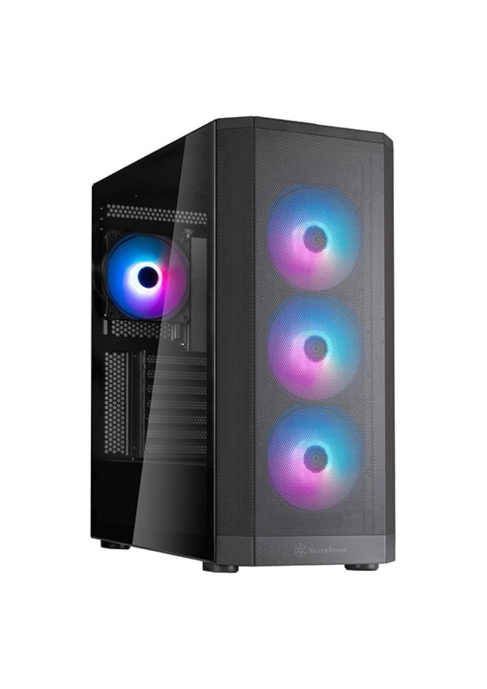 SilverStone FARA 514X (Black) ARGB ATX Mid Tower Tempered Glass Gaming Case